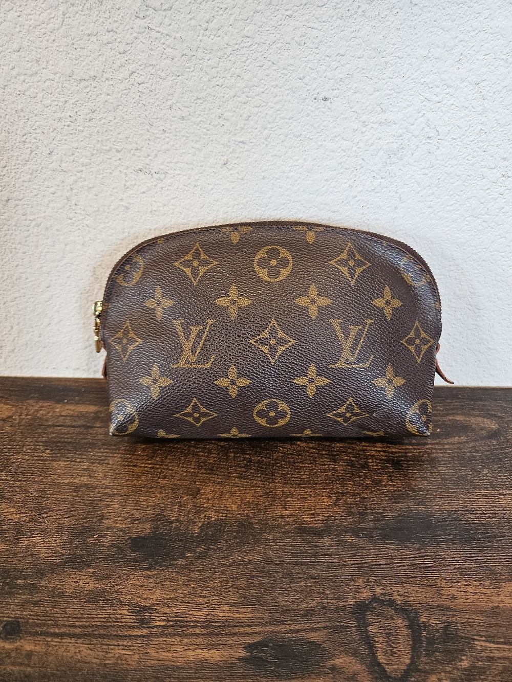 Louis Vuitton Monogram Cosmetic Pouch in Brown
